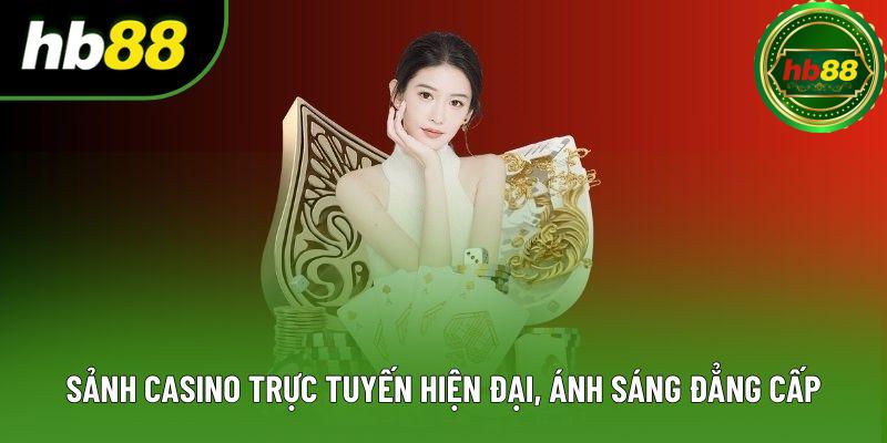 Sảnh Casino trực tuyến hiện đại, ánh sáng đẳng cấp Sảnh Casino trực tuyến hiện đại, ánh sáng đẳng cấp