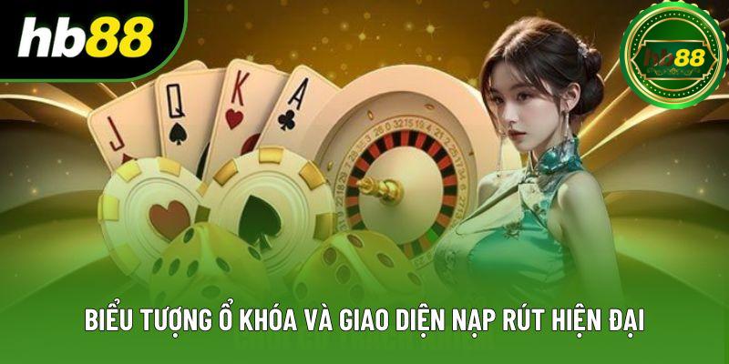 Biểu tượng ổ khóa và giao diện nạp rút hiện đại Biểu tượng ổ khóa và giao diện nạp rút hiện đại