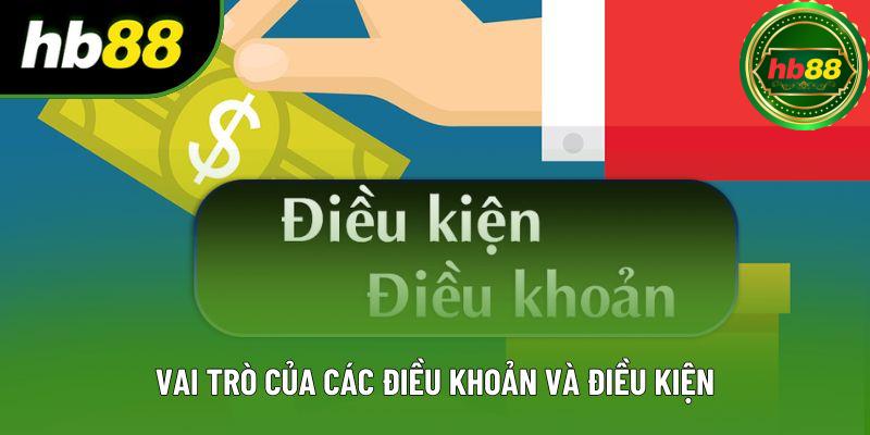 Vai trò của các điều khoản và điều kiện Vai trò của các điều khoản và điều kiện